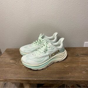 Hoka Clifton 10 Sea Glass Jadeite Running Shoes Women’s 8B EUC